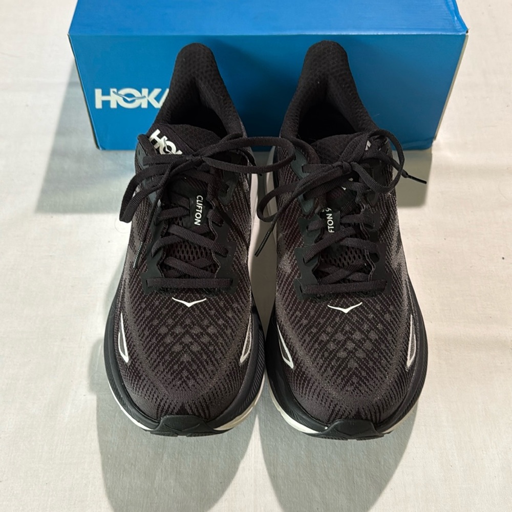 Hoka M Clifton 9 Black/White Asst Sizes - Picture 2 of 4